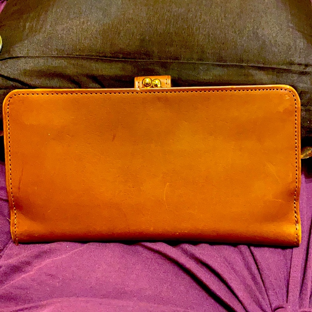 New Vintage Coach checkbook clutch.